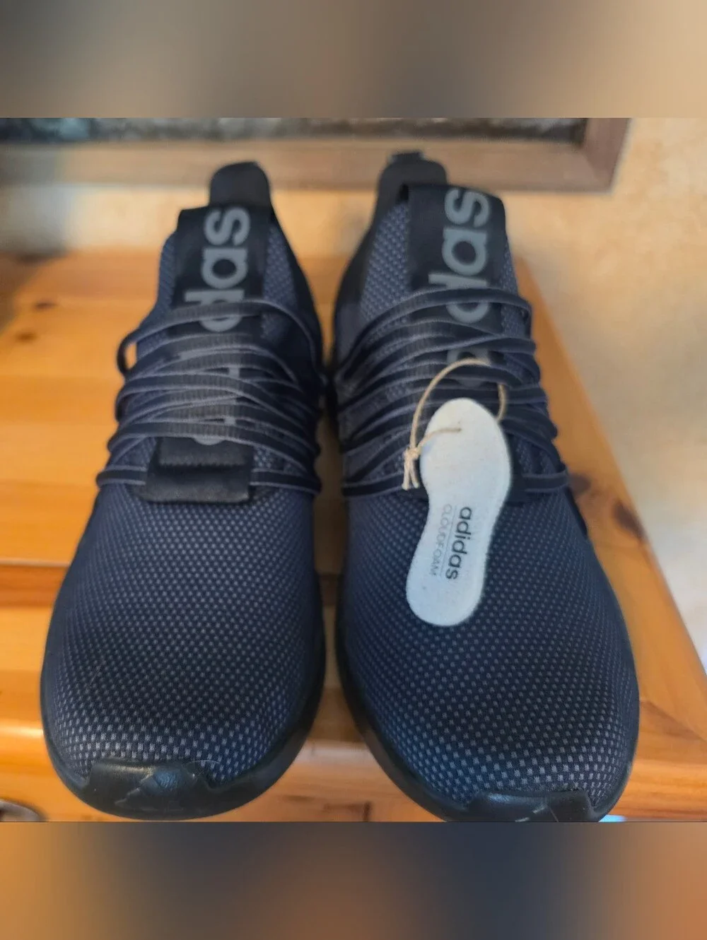 Adidas Black Athletic Cloudfoam Sneaker